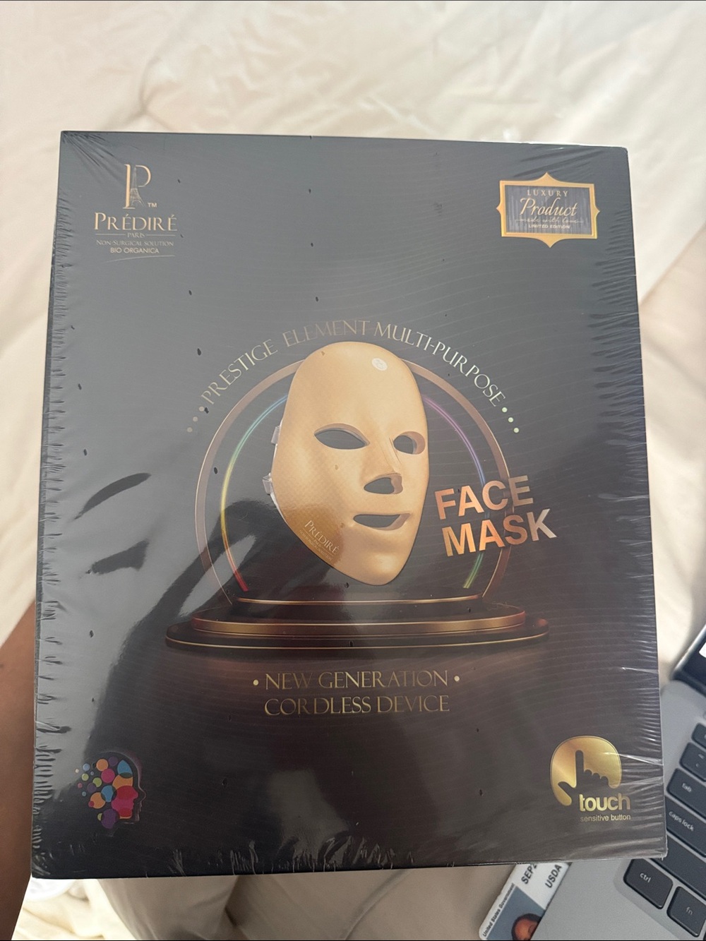 Prediré Gold Face Mask - Cordless Multi-Purpose Beauty Device